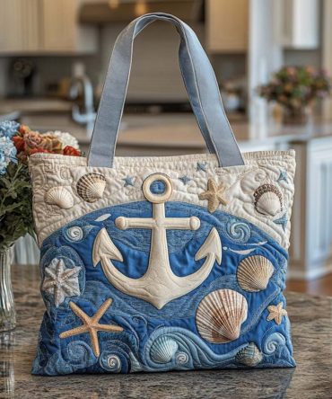 Coastal Spirit Quilted Tote Bag