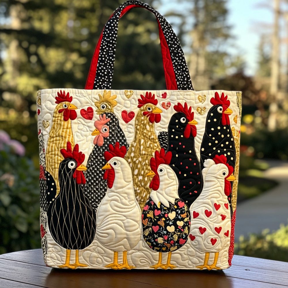 Coop Couture Quilted Tote Bag