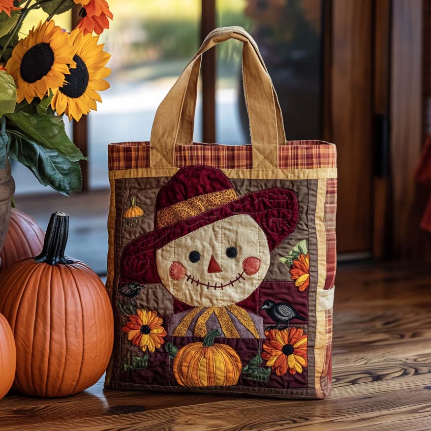 Cornfield Buddy Quilted Tote Bag