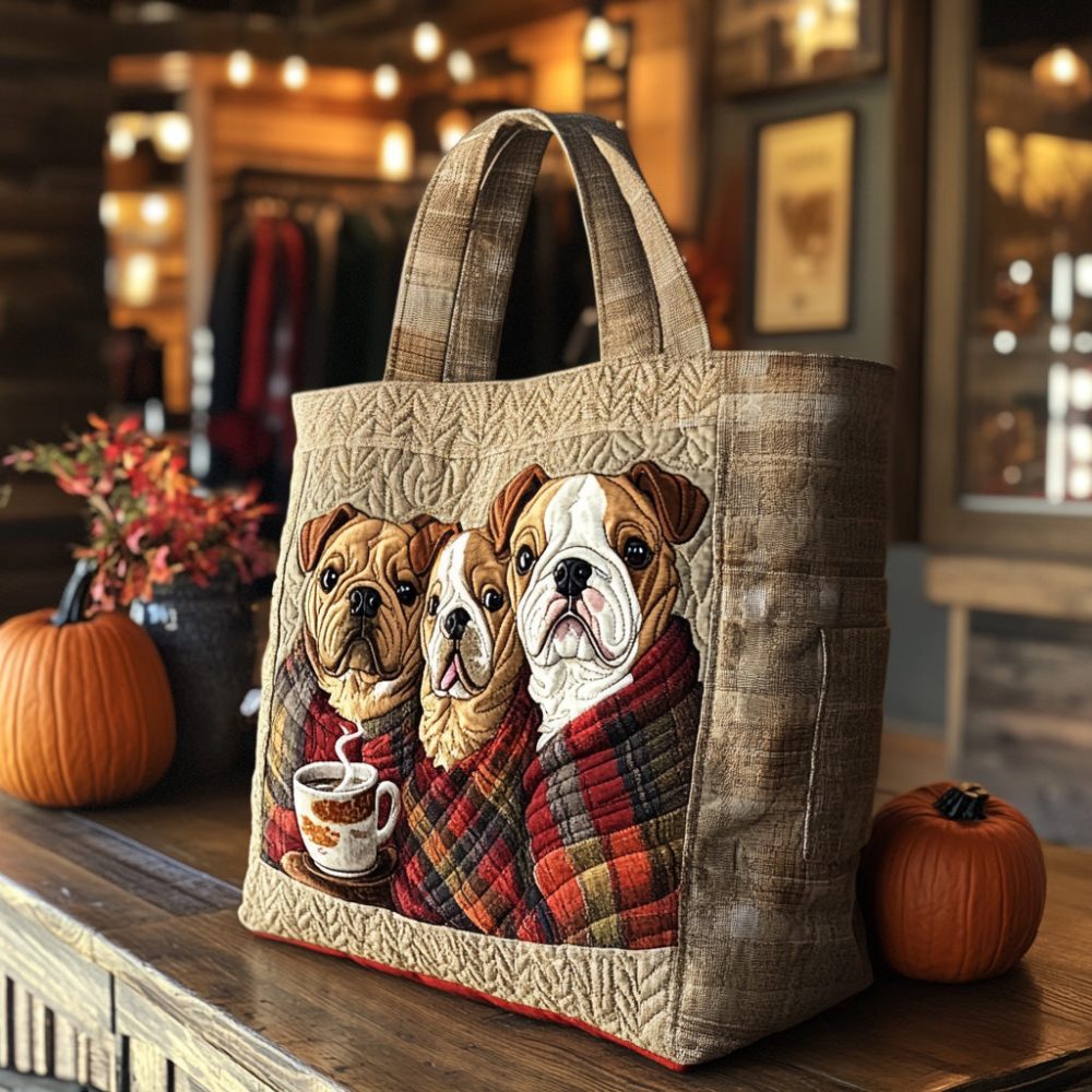 Cozy Wrinkles Quilted Tote Bag