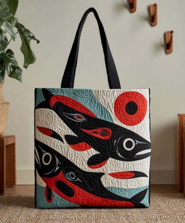 Crimson Tide Quilted Tote Bag