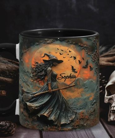 Beautiful Witch - Personalized Witch Accent Mug