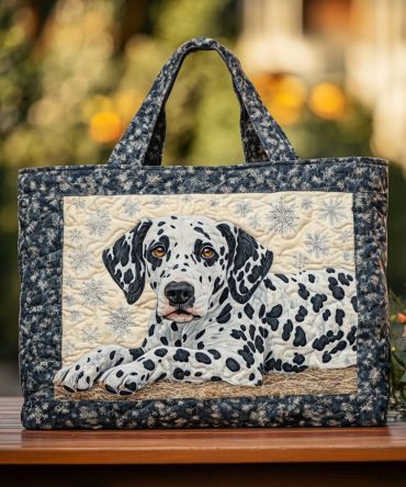 Dalmatian Spirit Quilted Tote Bag