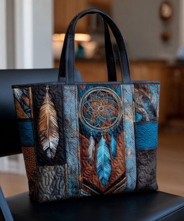 Dawn Whisper Quilted Tote Bag