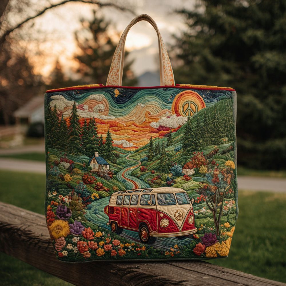 Desert Drifter Quilted Tote Bag