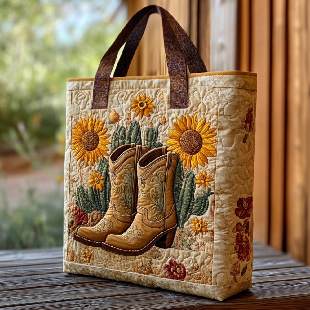 Desert Dusk Quilted Tote Bag