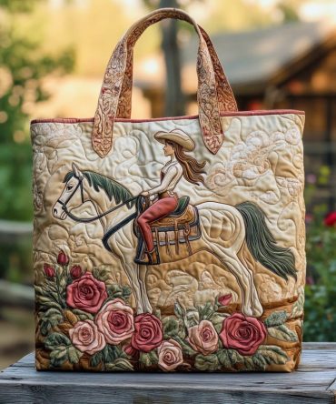 Desert Serenade Quilted Tote Bag
