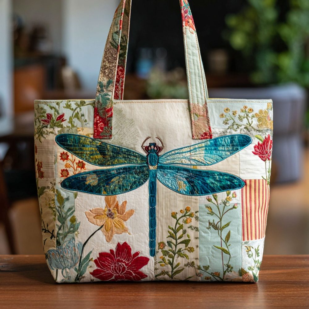 Echo In The Breeze Quilted Tote Bag