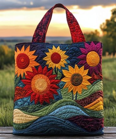 Endless Blooms Quilted Tote Bag