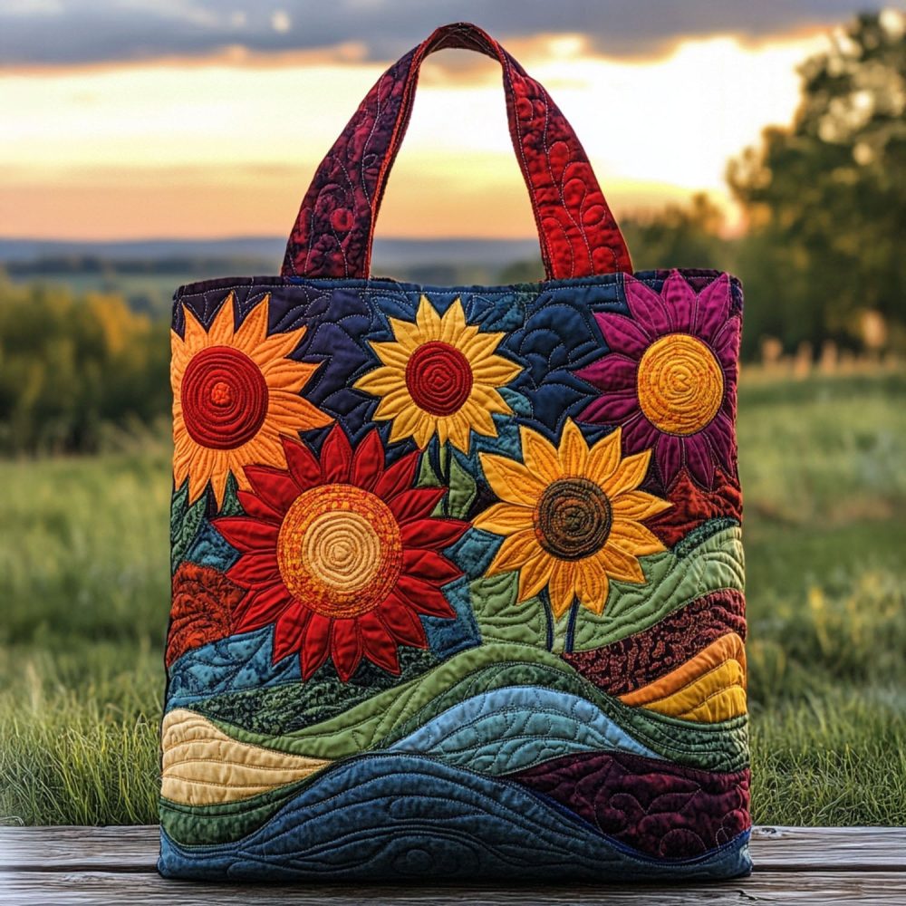 Endless Blooms Quilted Tote Bag