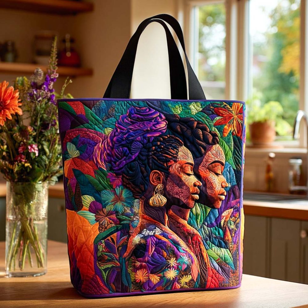 Eternal Connection Quilted Tote Bag - Image 2