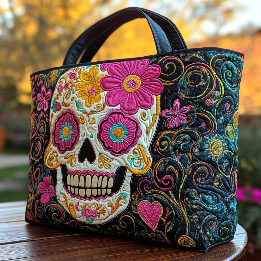 Eternal Fiesta Quilted Tote Bag