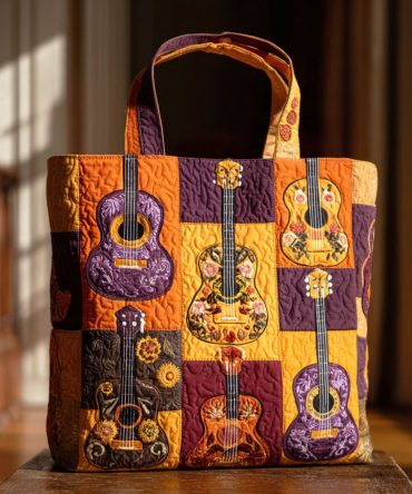 Eternal Rhythm Quilted Tote Bag