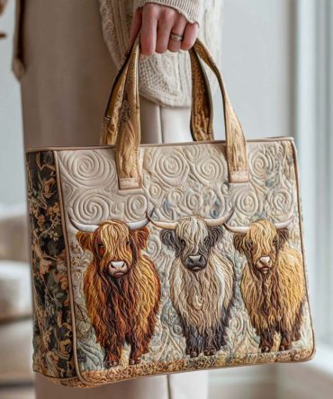 Farm Fluff Quilted Tote Bag