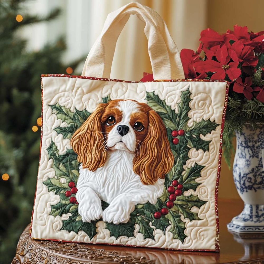 Spaniel Quilted Tote Bag - Image 4