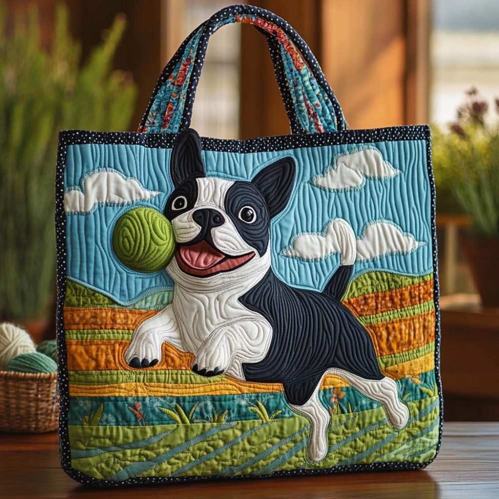 Field Jump Quilted Tote Bag