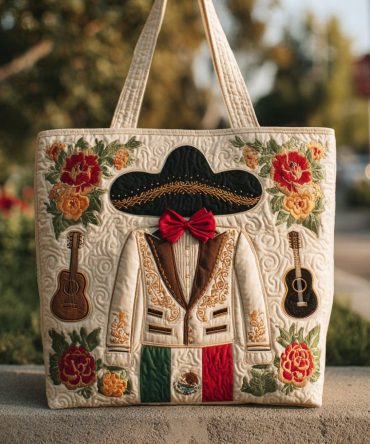 Fiesta Step Quilted Tote Bag