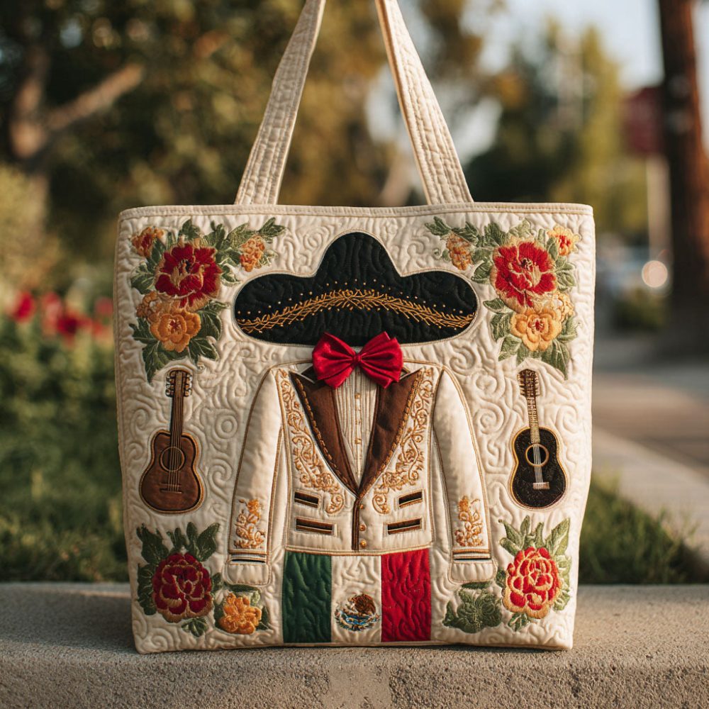 Fiesta Step Quilted Tote Bag