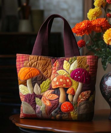 Forest Dreams Quilted Tote Bag