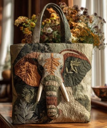 Forest Giant Quilted Tote Bag