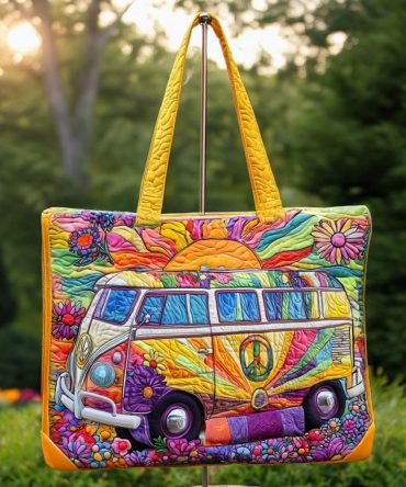 Freedom Echo Quilted Tote Bag