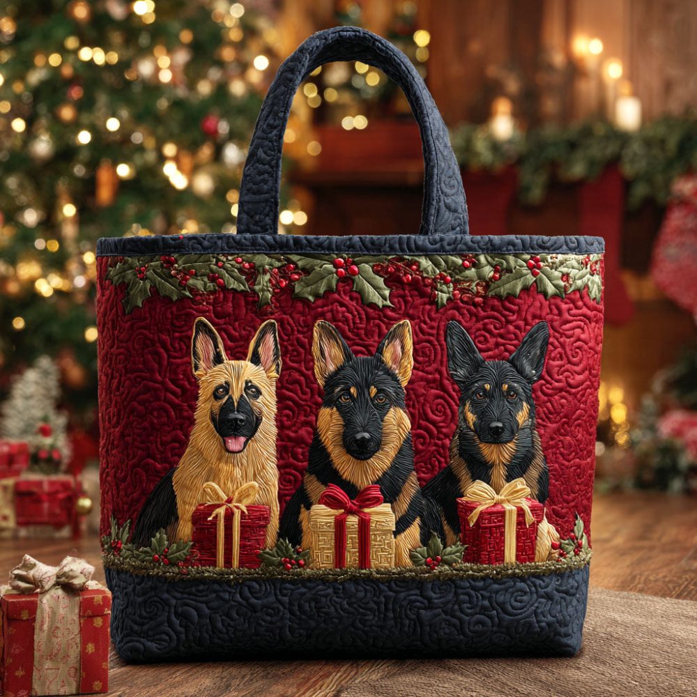 Gifted Shepherds Quilted Tote Bag