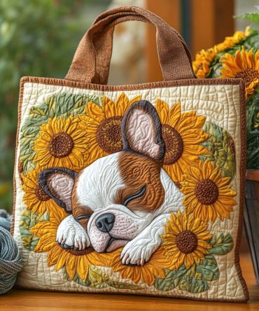 Golden Dream Quilted Tote Bag