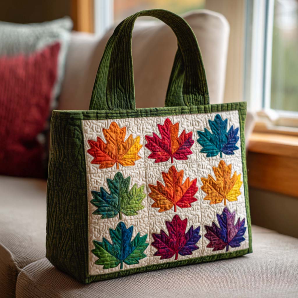 Grateful Heart Quilted Tote Bag