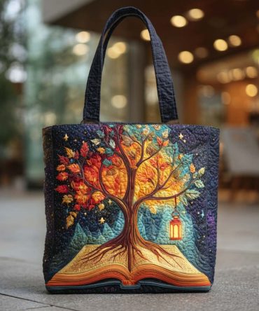 Grove Story Quilted Tote Bag