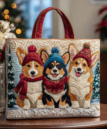 Happy Paws Quilted Tote Bag