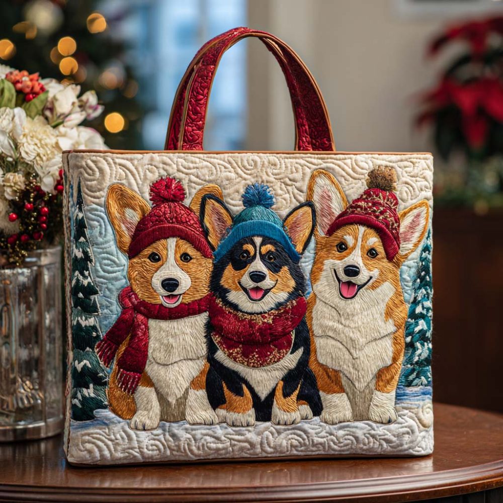 Happy Paws Quilted Tote Bag