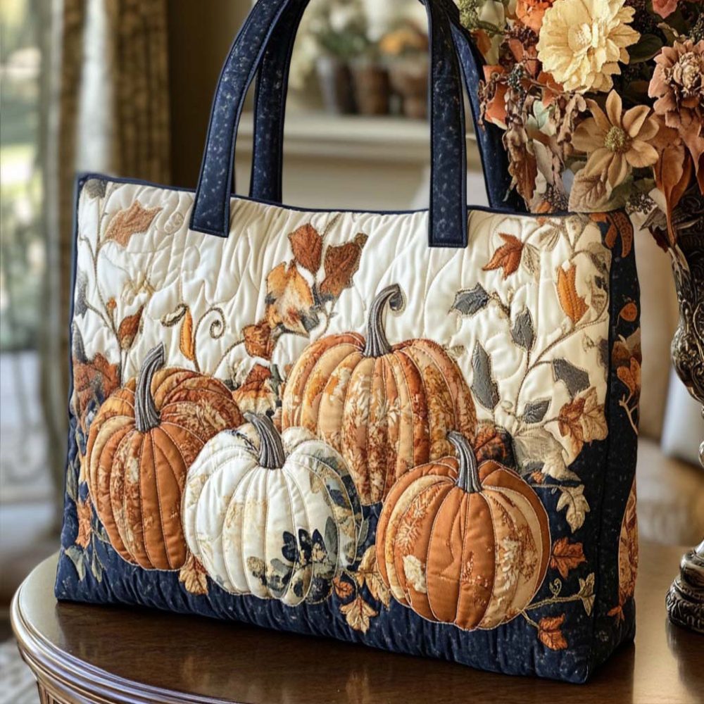 Harvest Lane Quilted Tote Bag
