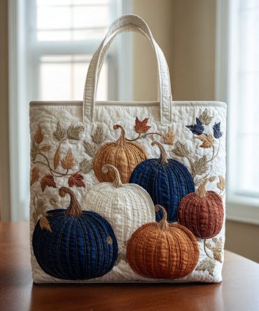 Harvest Magic Quilted Tote Bag