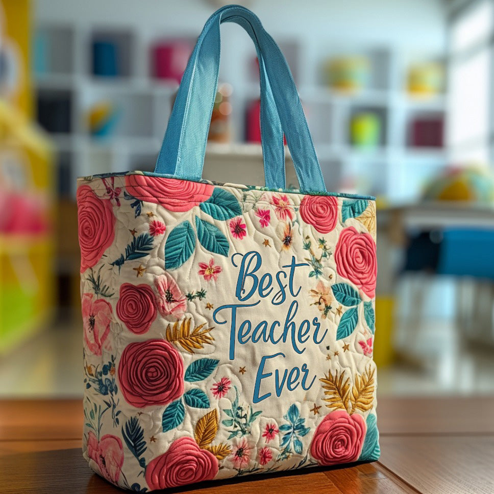 Heart Of Class Quilted Tote Bag