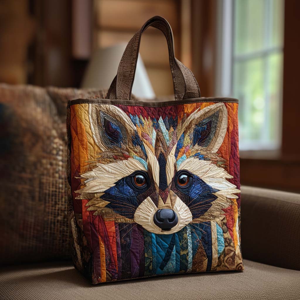 Hidden Paws Quilted Tote Bag