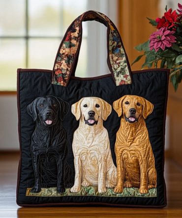 Joyful Labs Quilted Tote Bag