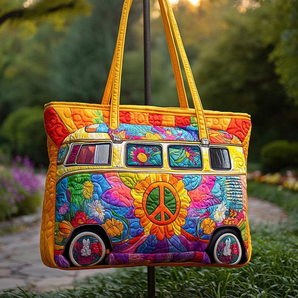 Joyful Miles V2 Quilted Tote Bag