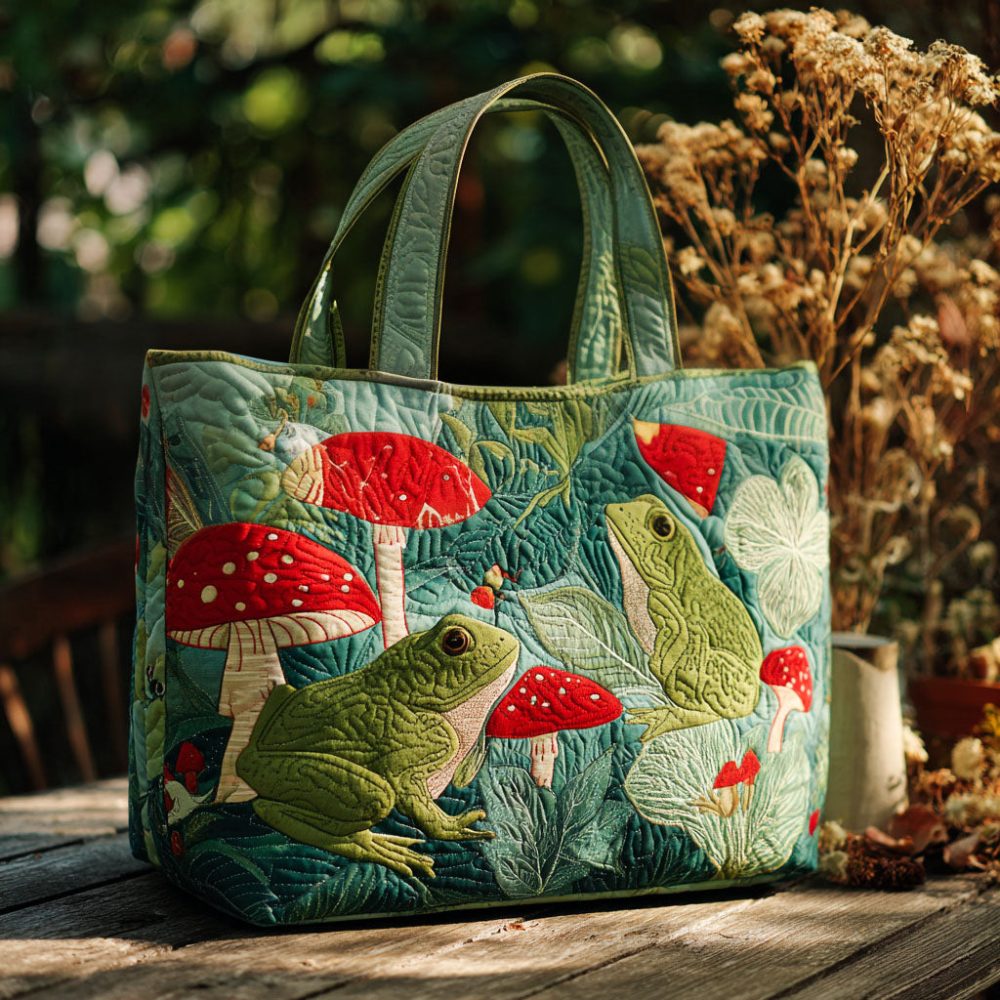 Leap Of Joy Quilted Tote Bag
