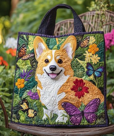 Little Legs Big Heart Quilted Tote Bag