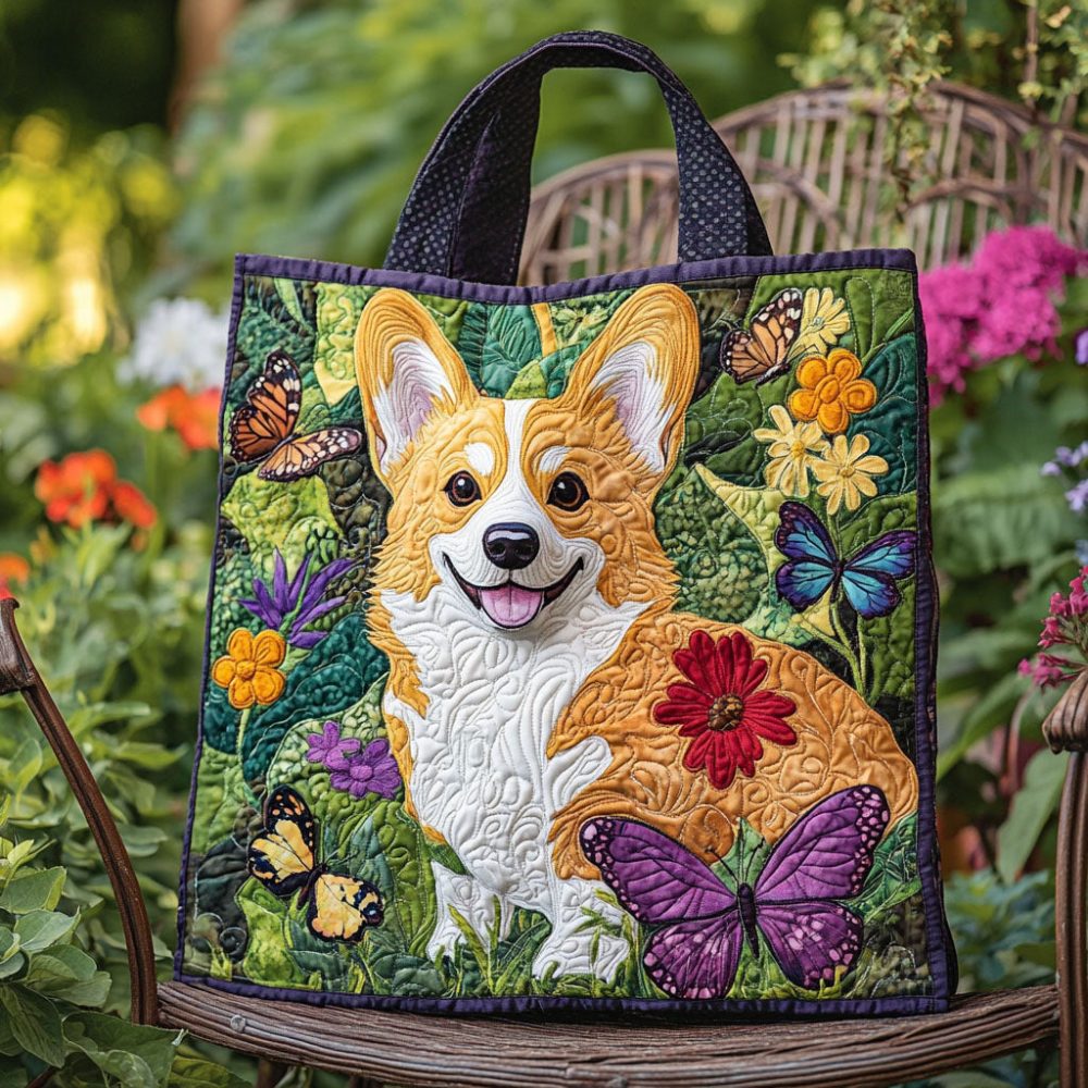 Little Legs Big Heart Quilted Tote Bag