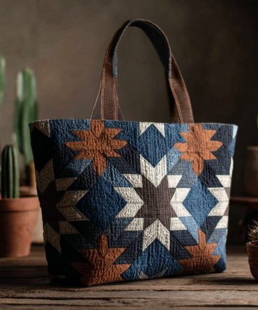 Lone Star Trails Quilted Tote Bag