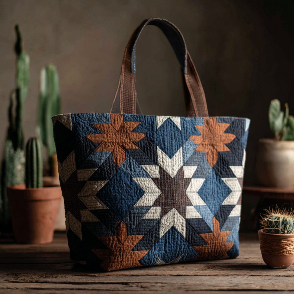 Lone Star Trails Quilted Tote Bag