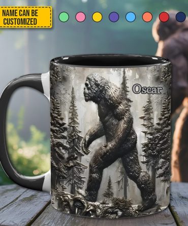 Legend In The Trees – Personalized Sasquatch/Bigfoot Accent Mug