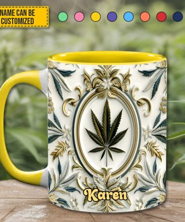 Personalized Luxury Weed Accent Mug