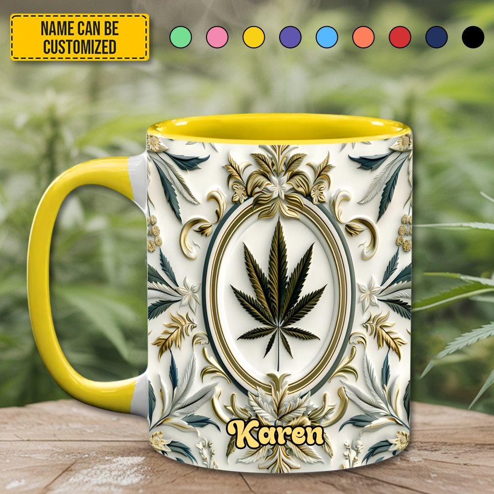 Personalized Luxury Weed Accent Mug