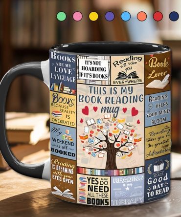 This Is My Book Reading Mug - Accent Mug