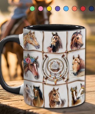 Horse Collection Accent Mug