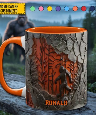 Legend The Trees Personalized Bigfoot Accent Mug