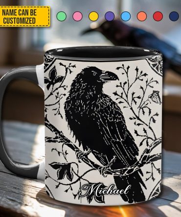 Raven Whisper - Personalized Accent Mug