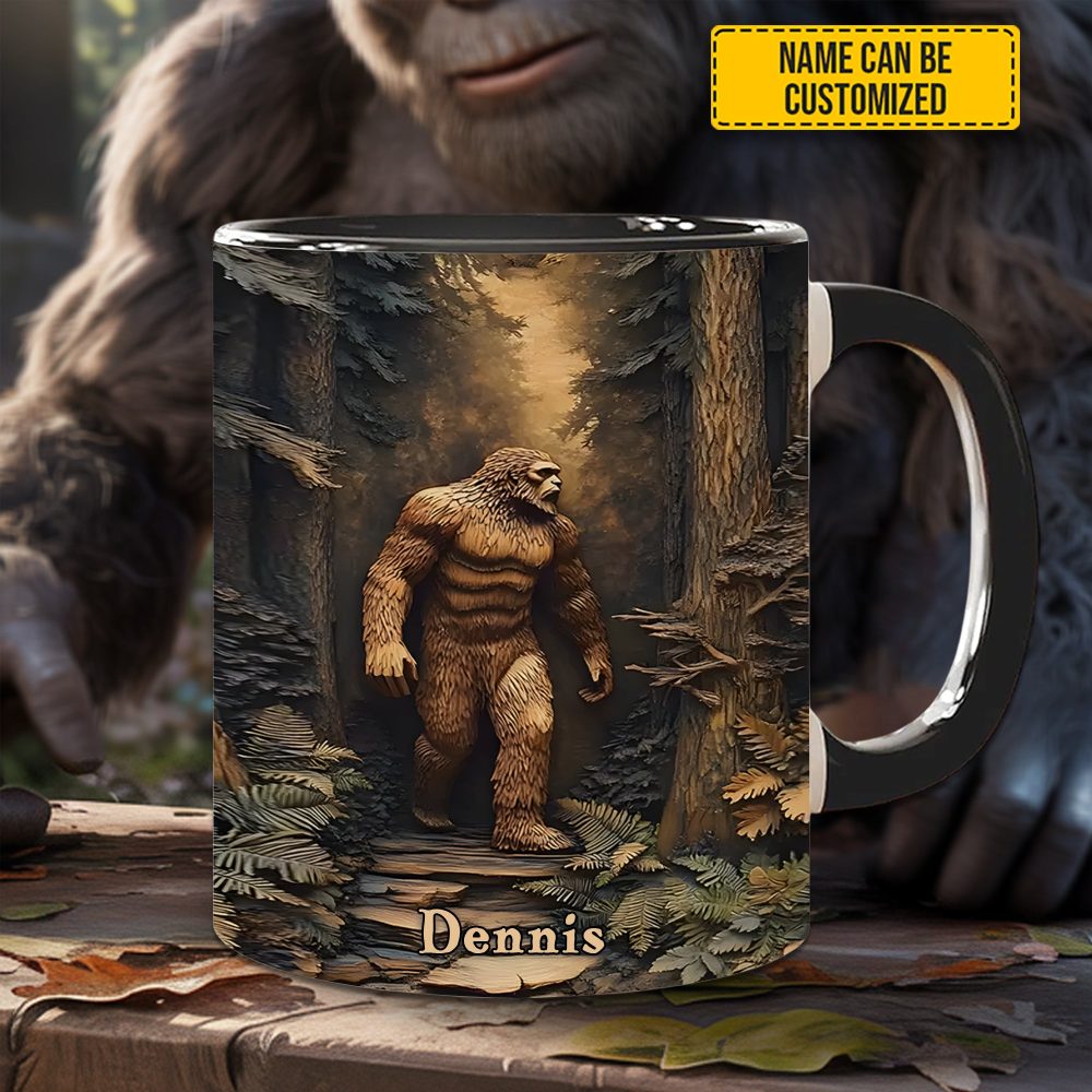 Legend In The Trees – Personalized Sasquatch Accent Mug